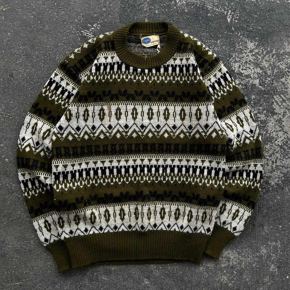 Crazy Vintage 1960's Pilgrim Sportswear Sweater